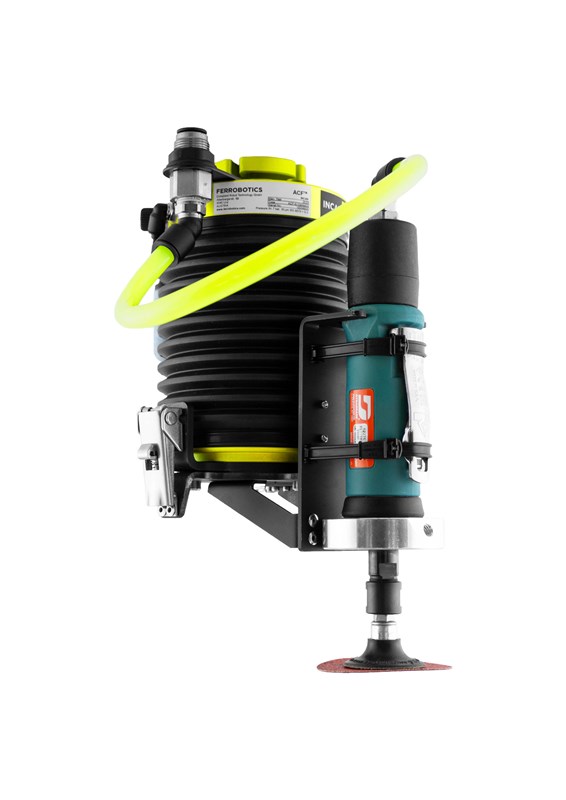 Kit includes: FerRobotics ACF-K + Dynabrade Tool Ref. 52276 (Vertical set-up)